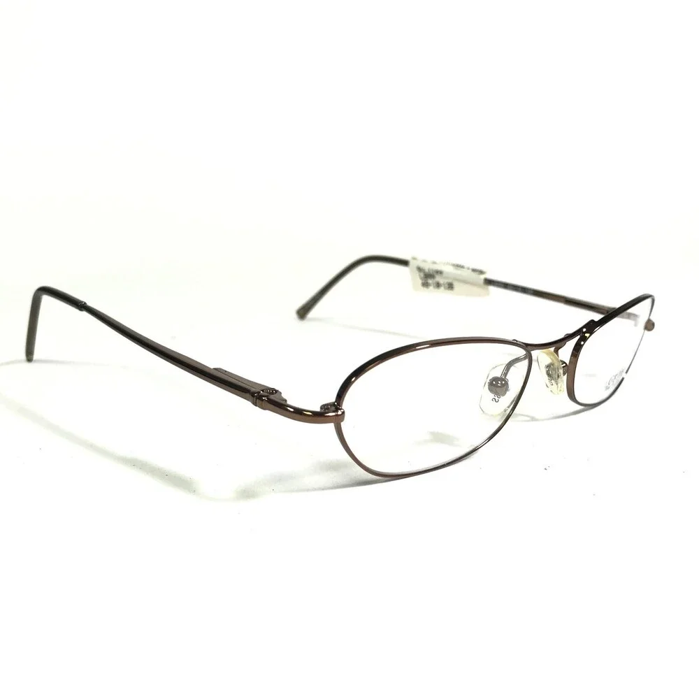 Guess Eyeglasses Frames GU1197 LBRN Brown Cat Eye Full Rim 49-18-135